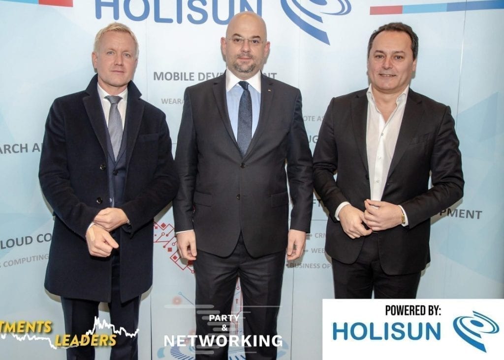 Carl Widell- consulul onorific al Suediei, Florin Bugnar- CEO Intelglobalis și X Party & Networking Marius Ghenea- Antreprenor