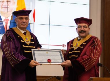 Daniel Metz, președintele companiei NTT DATA Romania, a primit titlul de doctor honoris causa al Academiei Forțelor Terestre (AFT) Sibiu.
