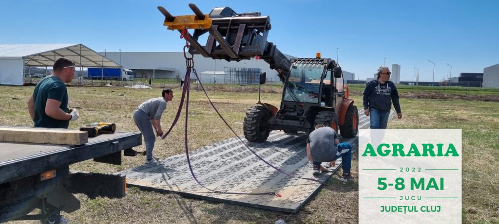 Organizatorii celui mai mare târg de profil din Transilvania, Expo Agraria, sunt în plină pregătire cu amenajările de lângă Parcul Industrial Tetarom III.