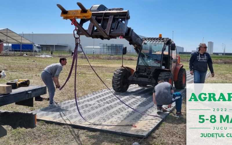 Organizatorii celui mai mare târg de profil din Transilvania, Expo Agraria, sunt în plină pregătire cu amenajările de lângă Parcul Industrial Tetarom III.