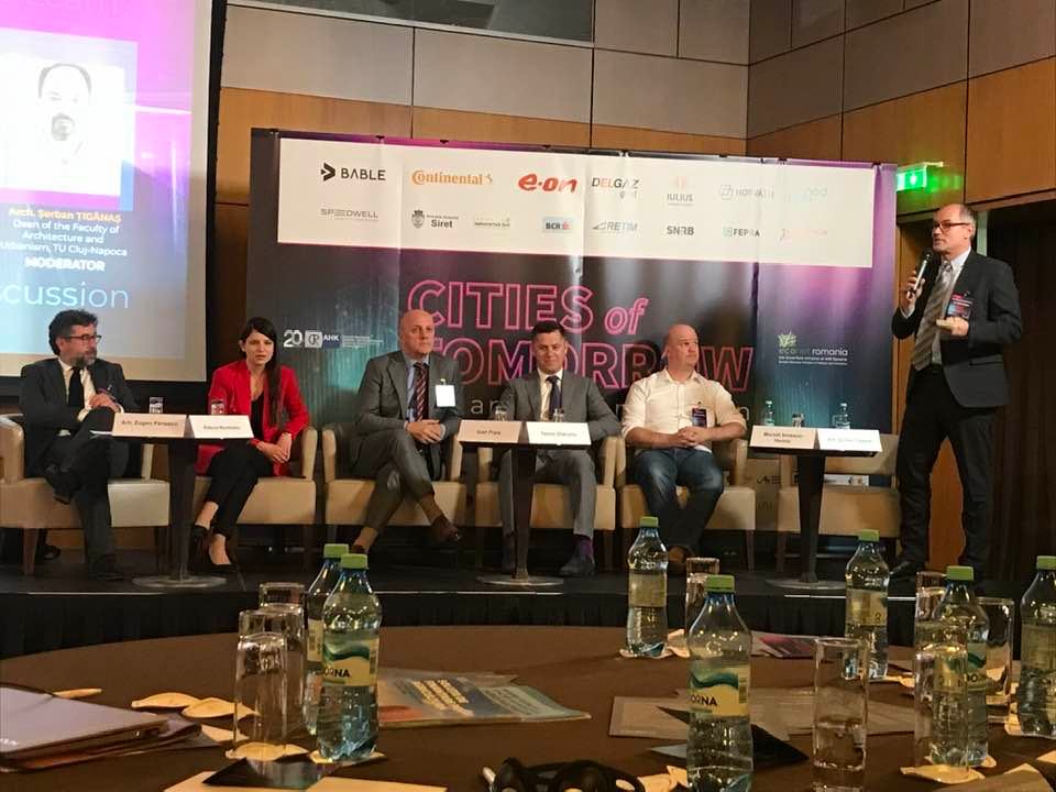 Specialiști în arhitectură și dezvoltare durabilă, dar și edili din Transilvania au fost invitați în cadrul evenimentului Cities of Tomorrow – 10 ani.