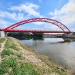 Compania de arhitectură Costin și Vlad Birou de Proiectare (CVBP) a prezentat imagini de la recepția Podului Unirii, peste râul Someș.