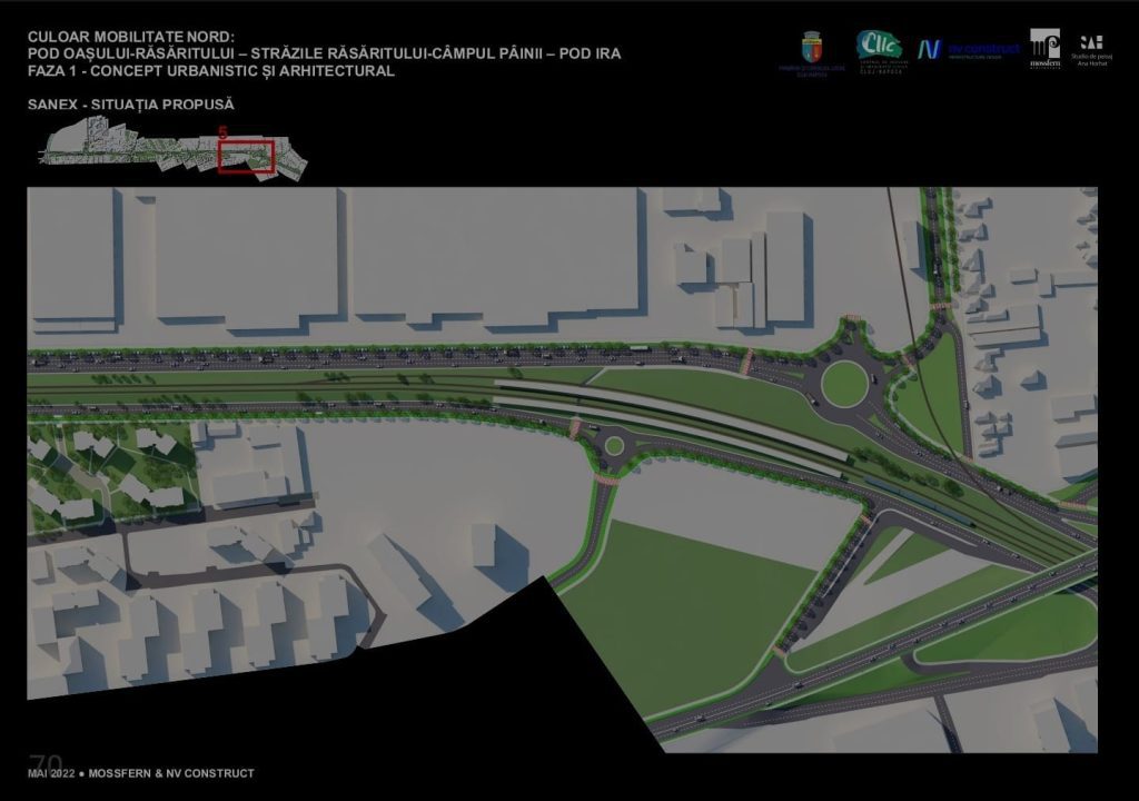 Culoarul de mobilitate nord, un nou bulevard pe axa Est-Vest, de-a lungul căii ferate, a fost prezentat la o dezbatere publică a Centrului de Inovare și Imaginație Civică (CIIC).