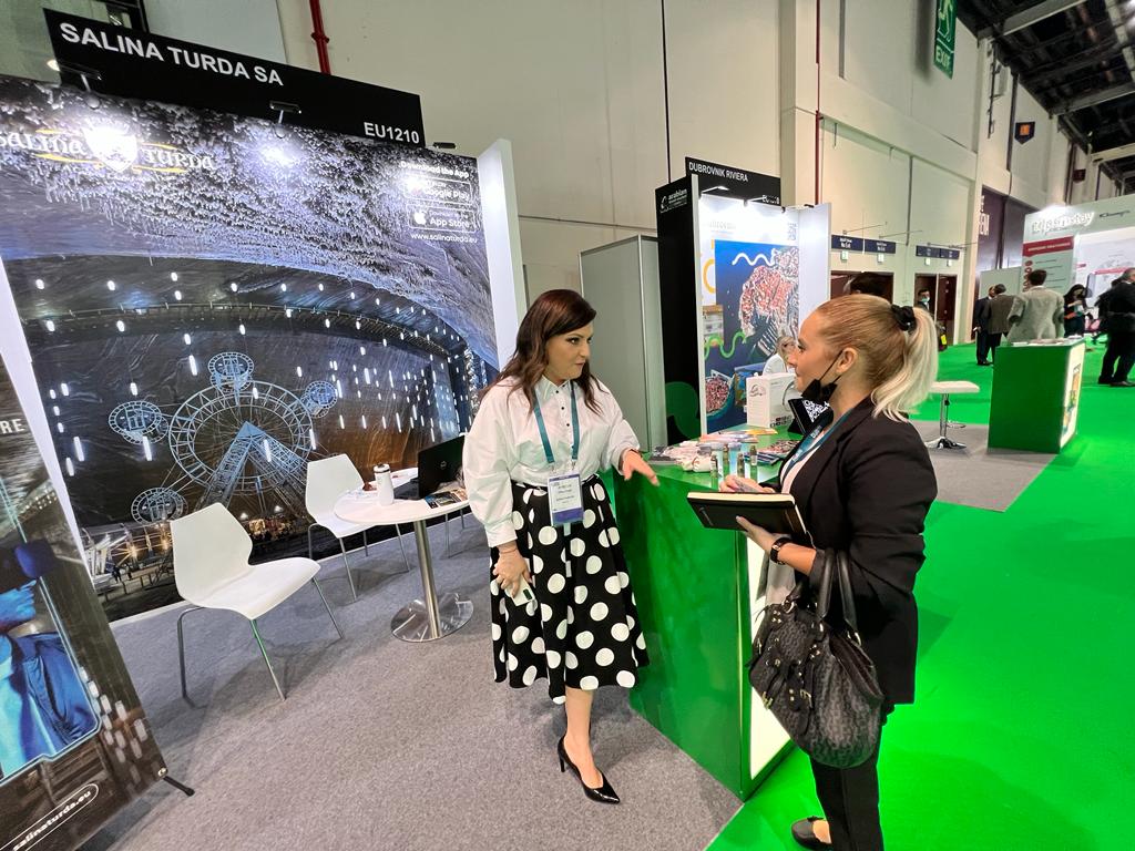 Societatea Salina Turda și-a deschis stand de prezentare la expoziția internațională Arabian Travel Market (ATM) din Dubai.