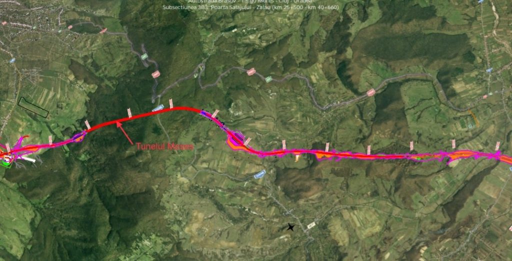 Licitația care cuprinde tunelul rutier Meseș al Autostrăzii Transilvania (A3), cel mai lung de acest fel din țară, va fi demarată.  