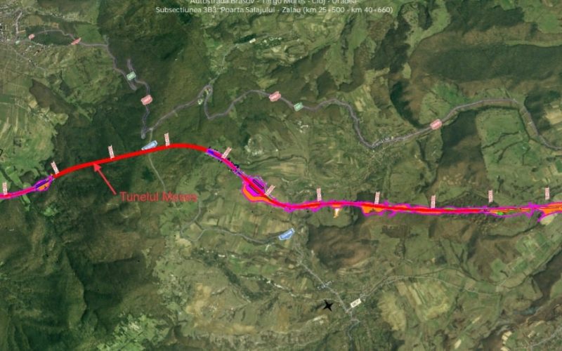 Licitația care cuprinde tunelul rutier Meseș al Autostrăzii Transilvania (A3), cel mai lung de acest fel din țară, va fi demarată.  