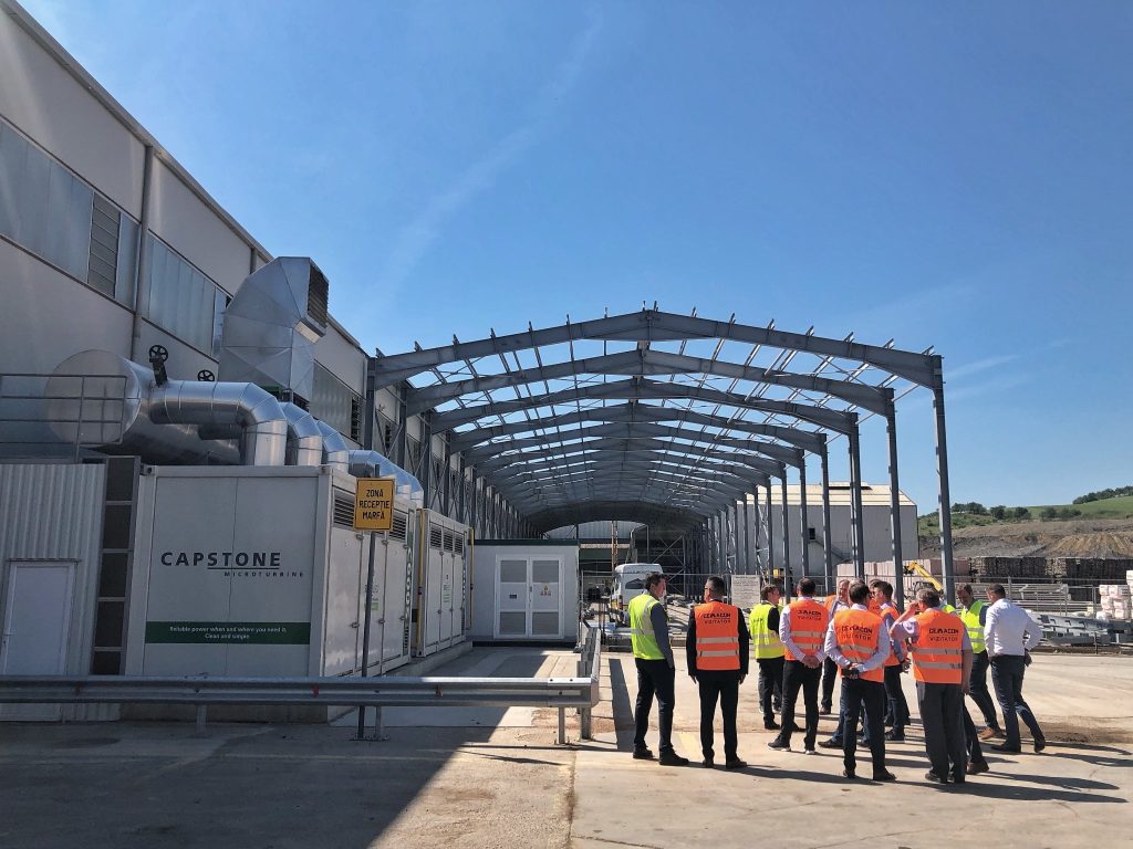Producătorul de plăci ceramice Cemacon a analizat eficacitatea centralei de cogenerare la fabrica sa din comuna sălăjeană Recea.