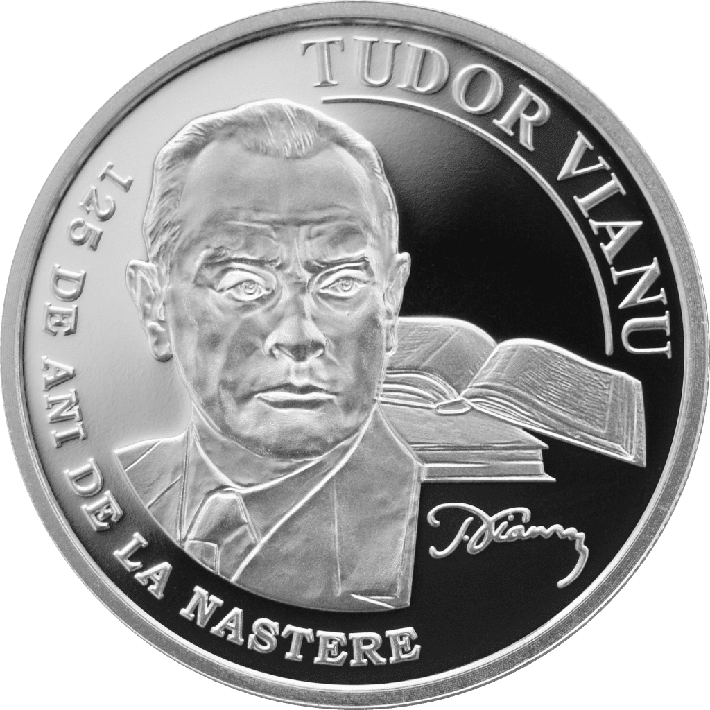 Lansarea în circuitul numismatic a monedei cu tema 125 de ani de la nașterea lui Tudor Vianu va începe din 18 iulie.