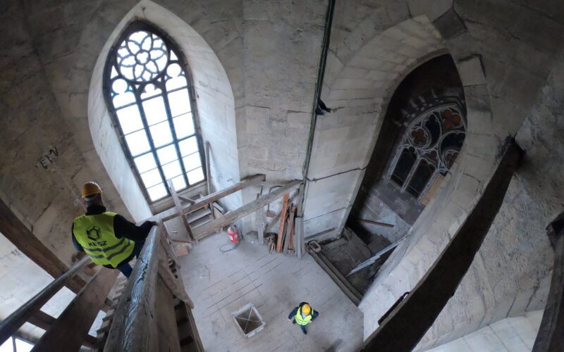 Reabilitarea Bisericii Sf. Mihail va fi terminată în curând, potrivit companiei de construcții.