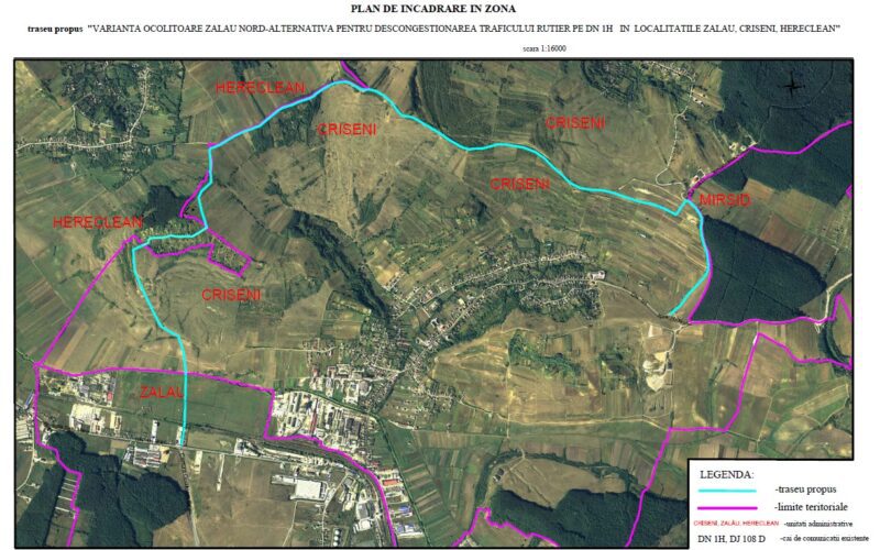 ,,Anul trecut, această variantă ocolitoare, de 8 km lungime, a fost transferată autorităților locale pentru a realiza studiul de fezabilitate și proiectul tehnic.