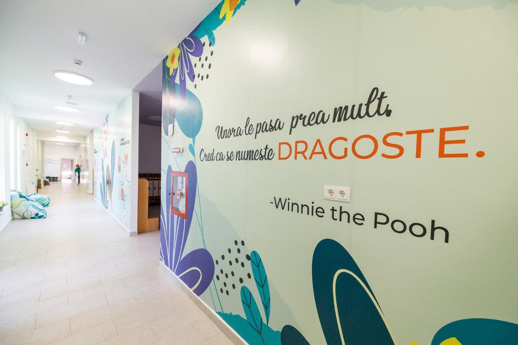 Modernizarea Grădiniței Floare de Iris, din cartierul cu acest nume al Clujului, a costat 1,6 milioane de euro.