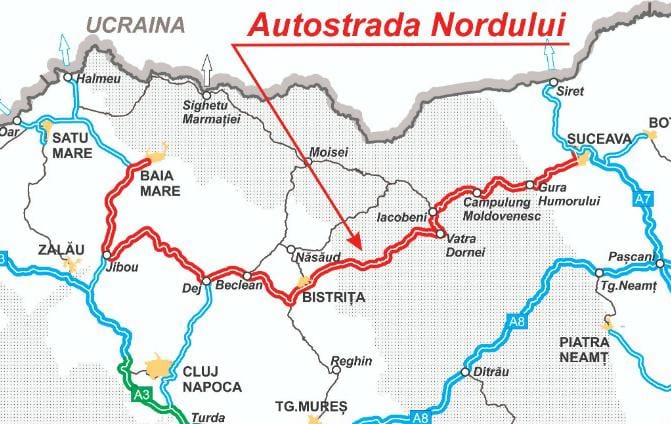 CNAIR a comunicat rezultatul procedurii de atribuire pentru elaborarea studiilor de fezabilitate pentru ultimul segment din Autostrada Nordului