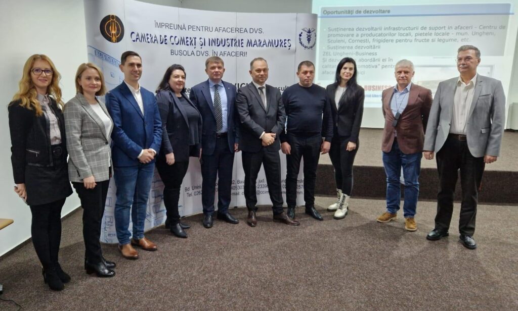 40 de companii din județul Maramureș și din Ungheni (Republica Moldova) au participat, la Centrul de Instruire și Marketing Gheorghe Marcaș din Baia Mare, la o misiune economică.