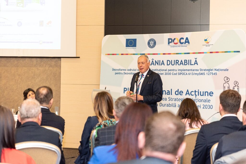 Departamentul pentru Dezvoltare Durabilă (DDD) din cadrul Guvernului României a organizat la Cluj-Napoca o conferință privind stadiul implementării Strategiei naționale de dezvoltare durabilă 2030