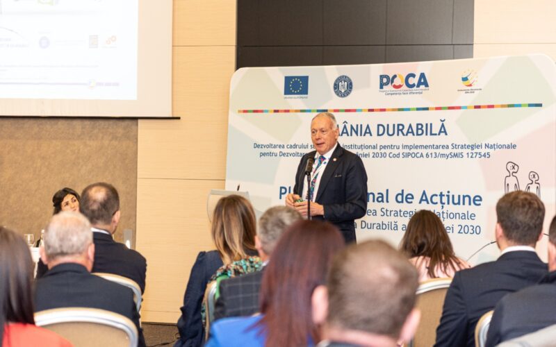 Departamentul pentru Dezvoltare Durabilă (DDD) din cadrul Guvernului României a organizat la Cluj-Napoca o conferință privind stadiul implementării Strategiei naționale de dezvoltare durabilă 2030