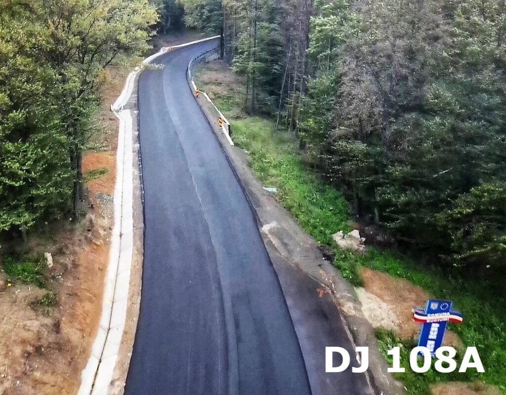 Lucrările de reabilitare și modernizare a Drumului Județean (DJ) 108A: Bogdana - limită județ Cluj au fost recepționate.