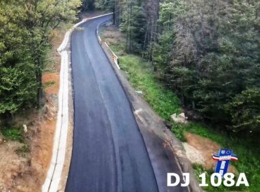 Lucrările de reabilitare și modernizare a Drumului Județean (DJ) 108A: Bogdana - limită județ Cluj au fost recepționate.
