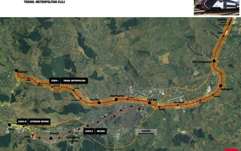 Lipsa de capacitate a CFR îngroapă trenul metropolitan Cluj-Napoca, deoarece CFR se plânge de lipsa de capacitate de transport.