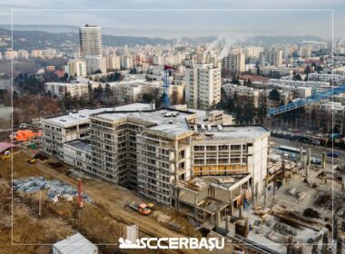 Începem anul cu imagini noi de pe șantierul viitorului sediu al Academia Națională de Muzică Gheorghe Dima (ANMGD) Cluj.