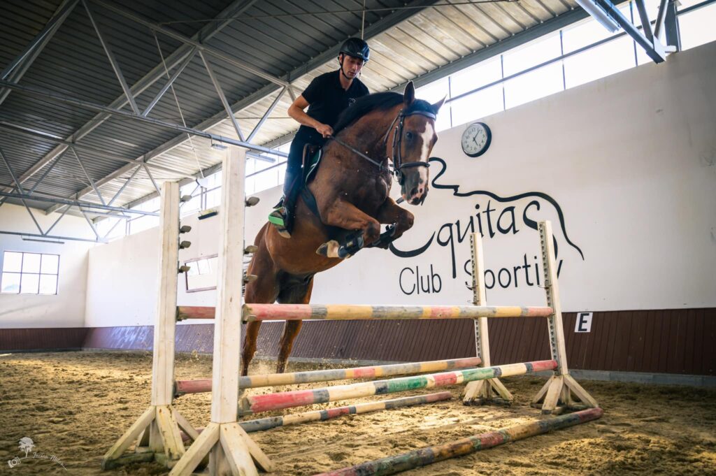 Cei de la Equitas Club Sportiv oferă lecții de călărie atât pentru începători cât și pentru avansați.