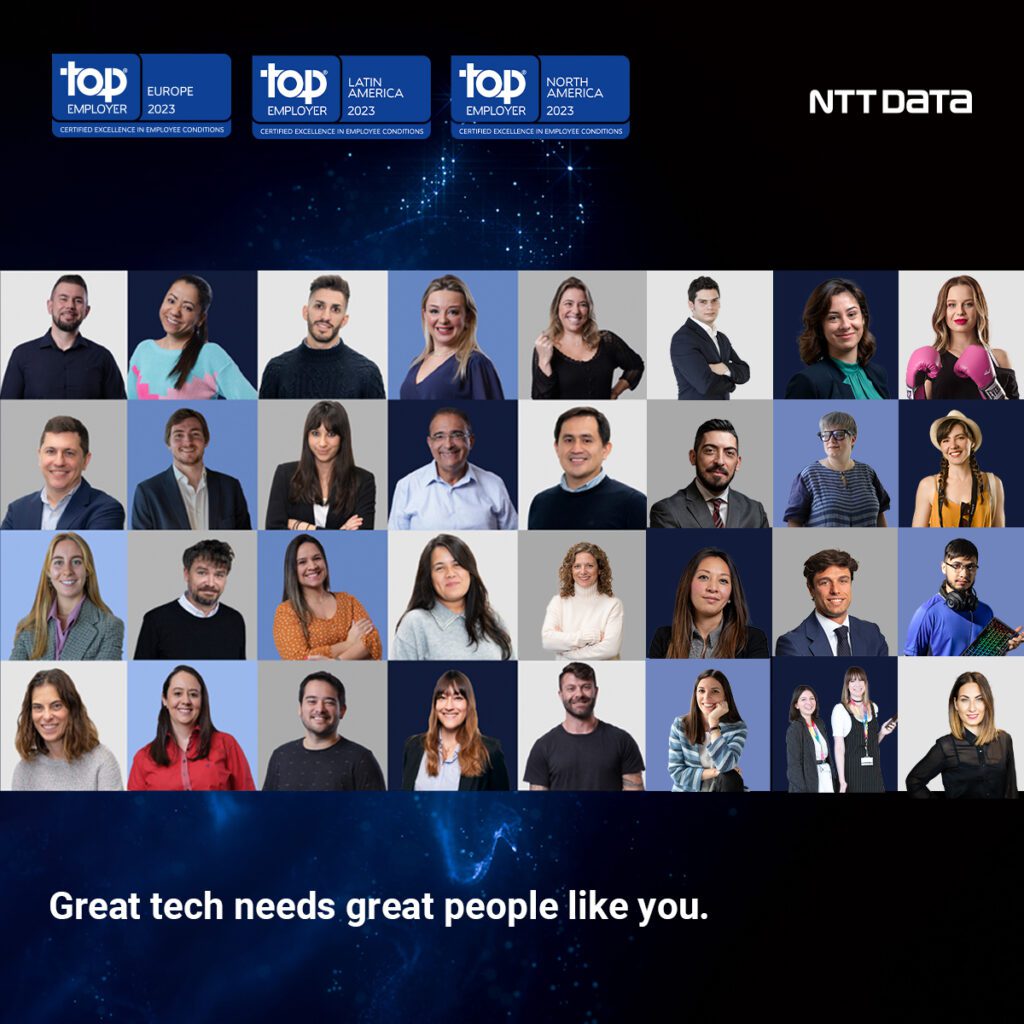 NTT DATA, furnizor de servicii IT, a fost certificată de către Top Employers Institute în 12 țări în care activează.