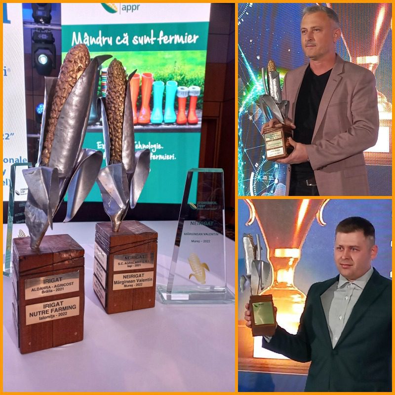 Cele două trofee “Porumbul de Aur”, veritabile Oscar-uri pentru performanță în agricultură, au fost acordate în cadrul celei de-a VIII-a ediții a “Congresului de la fermieri pentru fermieri”, organizat de Forumul APPR.