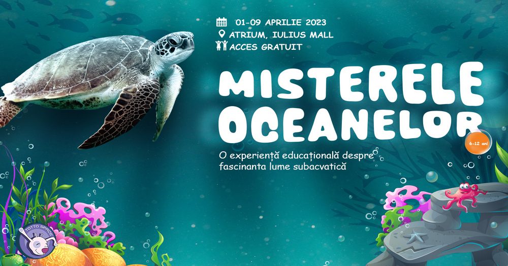 Copiii cu vârste cuprinse între 6 și 12 ani sunt așteptați să afle „Misterele oceanelor”, în Iulius Mall Cluj. Participarea la proiecțiile video este gratuită, fiind necesară înscrierea.