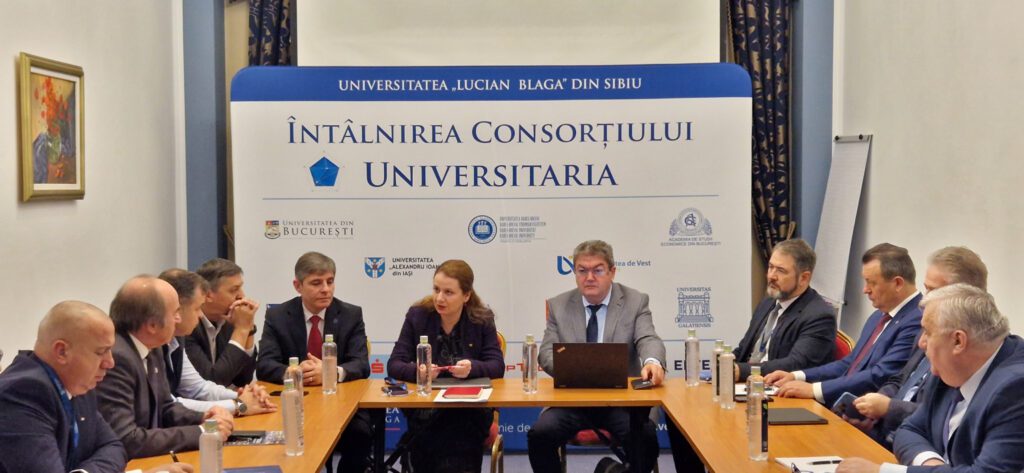 Consorțiul Universitaria se reunește la Cluj, rectorul Universității Babeș-Bolyai, Daniel David, urmând să preia președinția rotativă a asocierii pentru următorul an, deținută acum de rectorul Universității din București, Marian Preda.