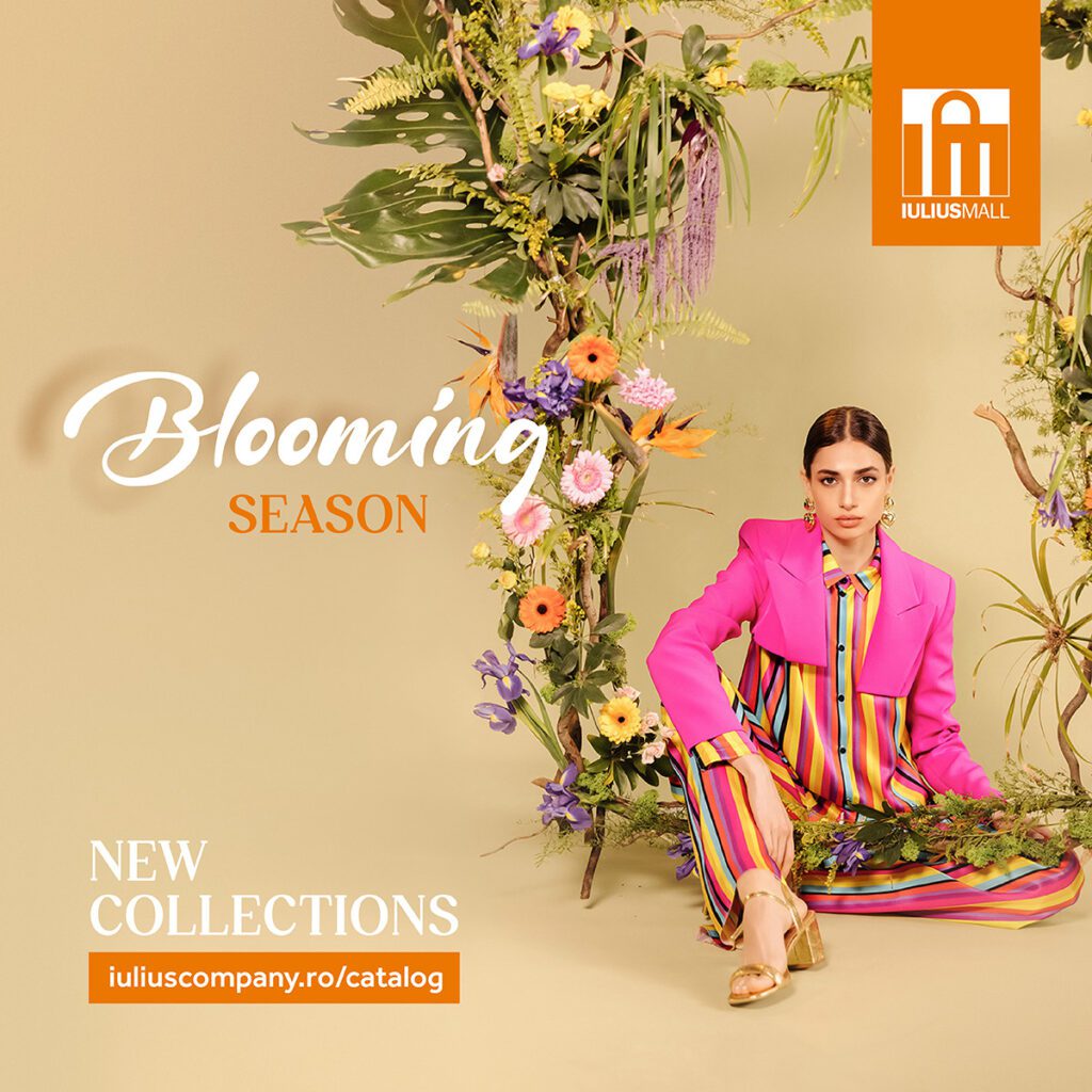 În această primăvară, este „Blooming Season”, iar Iulius Mall Cluj, Iulius Town Timișoara și Palas Iași împreună cu fashion stylist-ul Lica Popescu ți-au pregătit o surpriză: un guide-line fashion pentru ca tu să „înflorești” prin ținute, în acest sezon. 