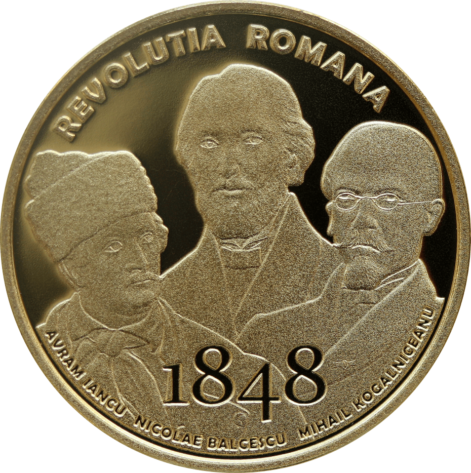 Din 29 mai, Banca Naţională a României (BNR) va lansa în circuitul numismatic o monedă din aur și o monedă din argint cu tema 175 de ani de la Revoluția Română din 1848.