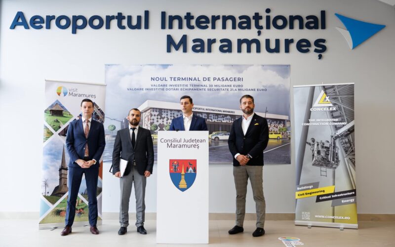La eveniment au participat Ionel Bogdan, președinte CJ Maramureș, inginerul Cătălin Vișan - director executiv al Concelex, Dorin Buda - director general al AIM, Ionuț Caraba, director de dezvoltare al AIM.