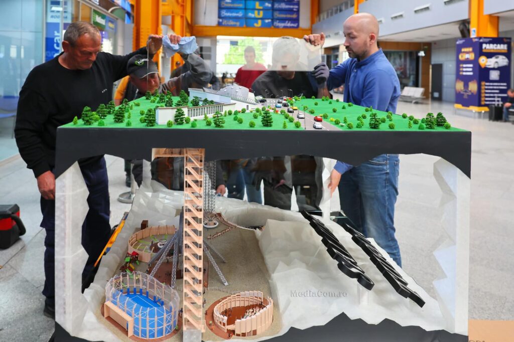 Salina Turda, într-o variantă miniaturală, va putea fi admirată în Aeroportul Internațional Avram Iancu Cluj (AIAIC).