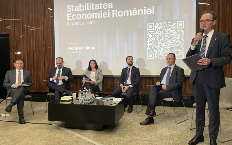 Dezbaterea „Stabilitatea economiei României - prezent și viitor”, organizată de deputatul Viorel Băltărețu, a avut loc la Platinia Center.