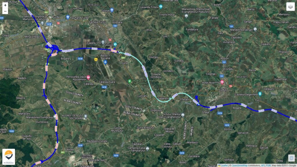 Asociația Pro Infrastructură (API) a realizat o recapitulare de vară pe Autostrada Transilvania (A3), în care arată stadiul poveștilor interminabile dintre Târgu Mureș și Oradea.