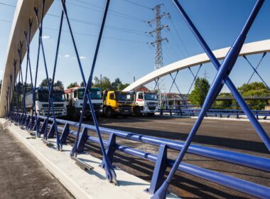 Noul pod a fost realizat de către asocierea Freyrom - Procons Group - Costin și Vlad Birou de proiectare - Integrated Road Solutions.