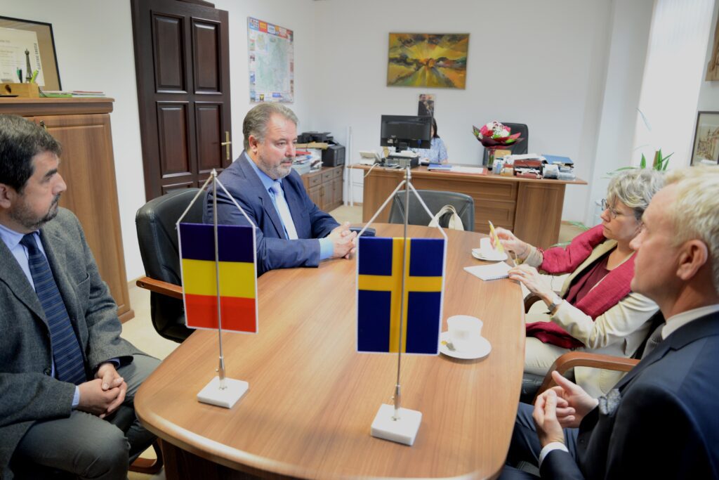 Therese Hyden a fost însoțită de către Carl Widell, consul onorific al Suediei la Cluj.