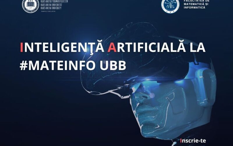 Universitatea Babeș-Bolyai (UBB) Cluj-Napoca va organiza, din toamnă, primul său program de licență în domeniul inteligenței artificiale (AI). 