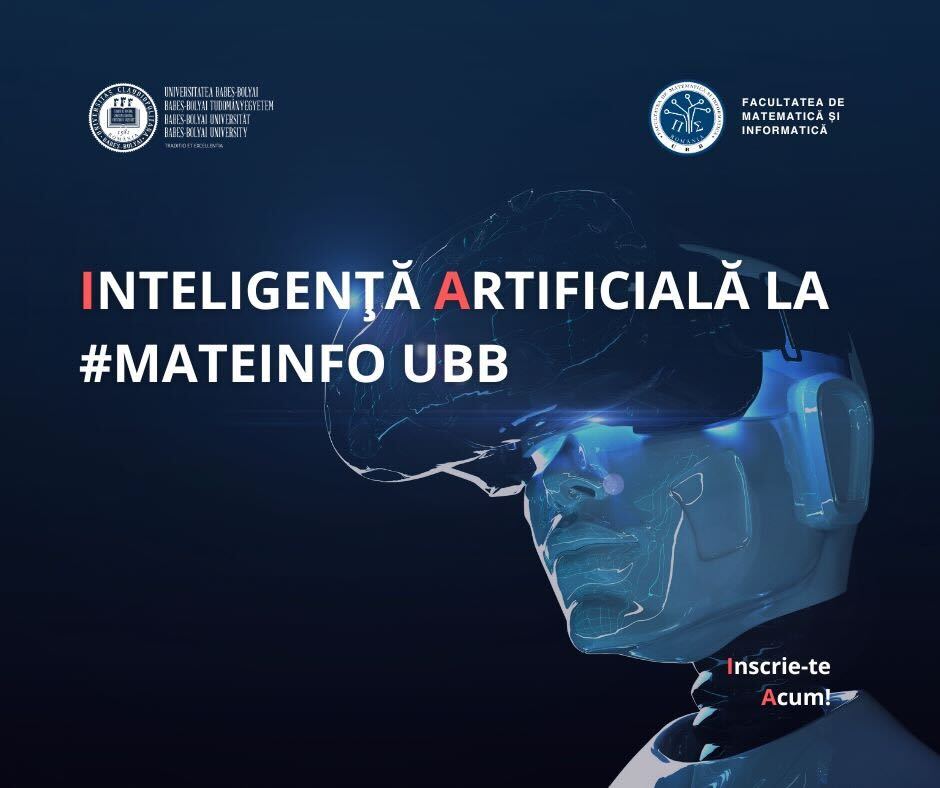 Universitatea Babeș-Bolyai (UBB) Cluj-Napoca va organiza, din toamnă, primul său program de licență în domeniul inteligenței artificiale (AI). 