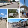 Extinderea și reabilitarea sistemelor de alimentare cu apă și canalizare menajeră sunt efectuare de asocierea dintre companiile Hidroconstrucția București (lider) – TCI Contractor General Cluj-Napoca (asociat).