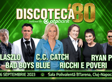 Discoteca ’90 Cluj 2023 va avea loc în 15 septembrie.