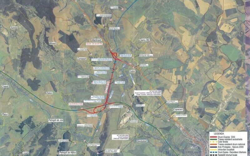 A fost desemnat câștigătorul contractului pentru construirea drumului de legătură (DX A3) dintre Autostrada Transilvania (A3) și Drumul Național 1 (localitatea Tureni, din județul Cluj).