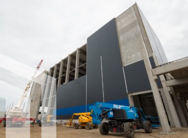 Work in progress la construcția fabricii de medicamente STADA de la Turda, cu o suprafaţă totală a unității de 30.000 mp,