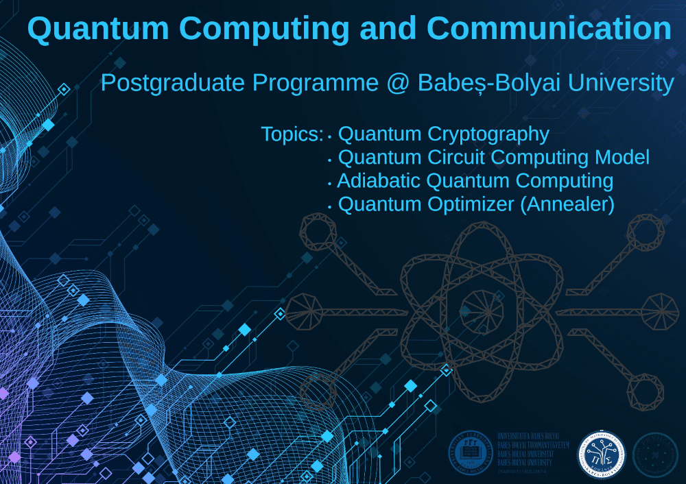 Universitatea Babeș-Bolyai (UBB) Cluj-Napoca va lansează, din toamnă, un program postuniversitar inovativ de Quantum Computing and Communication (QCC), un pas important în consolidarea poziției sale de centru de excelență în domeniul tehnologiilor cuantice din țară.
