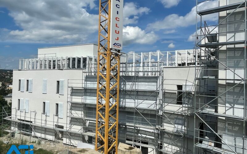 Antrepriza de Construcții și Instalații (ACI) a dezvăluit stadiul șantierului de la  Spitalului Clinic de Urgență pentru Copii din Cluj-Napoca.