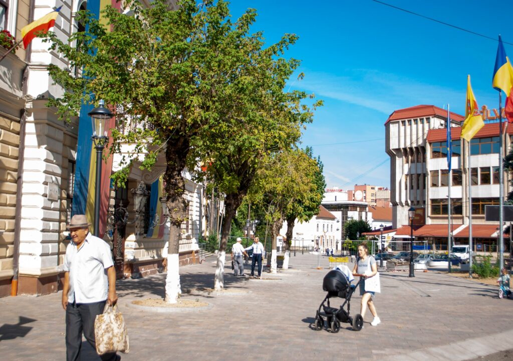 În zona Galeriilor Meseș sunt acum lucrări importante pentru transformarea acesteia așa încât să fie adusă și din punct de vedere practic și estetic în acord cu peisajul de ansamblu ce rezultă din modernizarea întregului centru al Zalăului.
