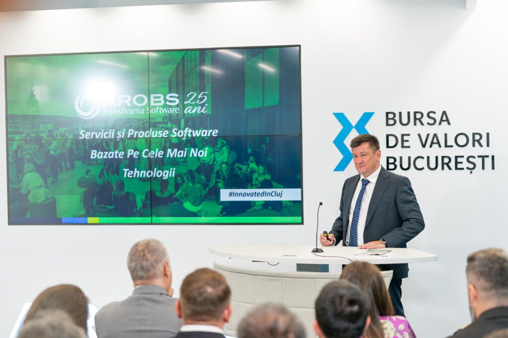 AROBS Transilvania Software, cea mai mare companie de tehnologie listată la Bursa de Valori București, a anunțat afaceri de 105 milioane de lei la nivel consolidat în primele trei luni din 2024, în scădere cu 5%, față de primul trimestru (T1) din 2023, și un profit net normalizat de 11,7 milioane de lei.
