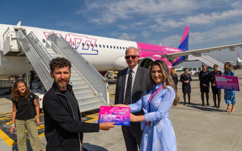 Wizz Air l-a premiat cu un voucher pe norocosul pasager care a călătorit pe zborul de la Palma de Mallorca.