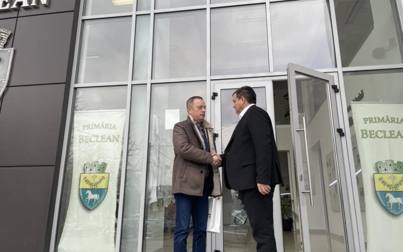 Am urat bun venit în orașul nostru noului proprietar al fabricii de sârmă, Ioan Teslaru, de la Intertranscom Impex Bacău.
