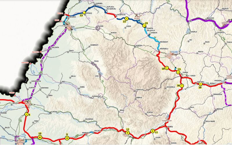 Pe rețeaua autostrăzilor din România vor fi construite 36 noi noduri rutiere, care vor contribui la creșterea capacității de trafic și îmbunătățirea conectivității la nivel de rețea de infrastructură rutieră națională. 