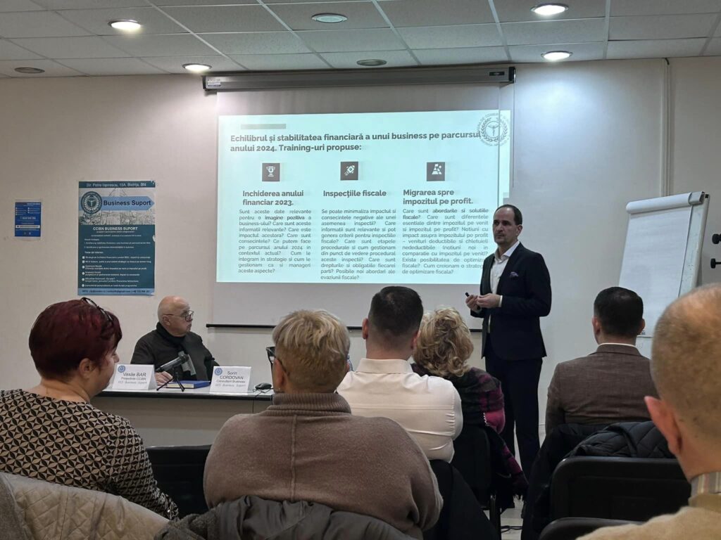 CCI Business Suport este un concept nou propus de către Camera de Comerț și Industrie Bistrița-Năsăud (CCIBN) în parteneriat cu Sorin Cordovan, consultant de business.